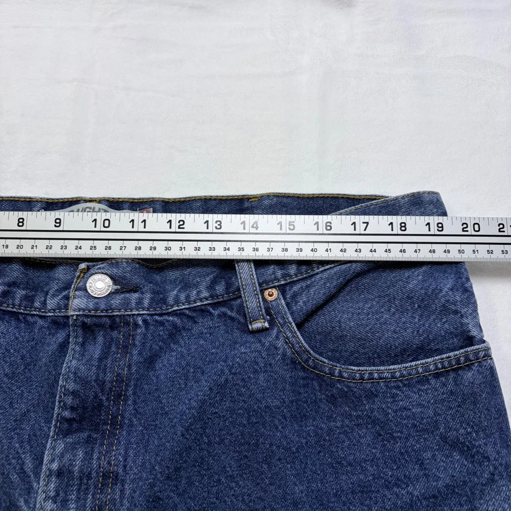 Levi's 505 Straight Fit Jeans Blue Denim 100% Cotton 40x30